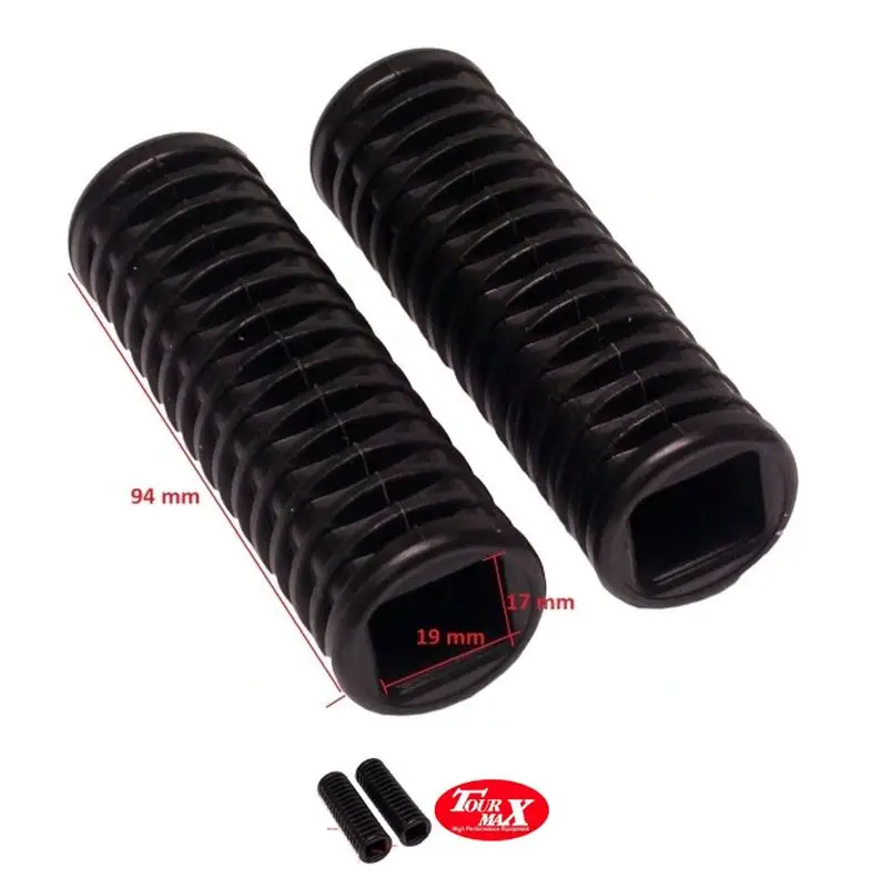 TOURMAX gumy stupaček pasažéra HONDA VT 125/600/750, VTX 1300 (komplet 2 kusy) vyrobeno v Japonsku Must-Have