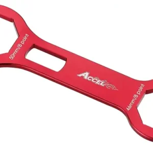 ACCEL servisní klíč na přední odpružení SHOWA 47/48mm, 47/48 SFF pro vyšroubování horní osmihranné matice 50mm (HONDA, KAWASAKI, SUZUKI) barva černá (FCW01) (FCW-01) Sleva