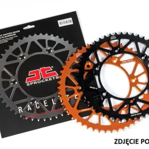 Aktuální JT rozeta zadní 489 51 hliníková RACELITE KAWASAKI KX/KXF '84-20 (48951JT) (JTR460.51) (řetěz 520) barva černá