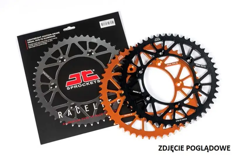 JT rozeta zadní 899 50 hliníková RACELITE KTM SX/EXC/LC4 (91-25) (89950JT) (JTR897.50) (řetěz 520) barva černá Objednat Nyní