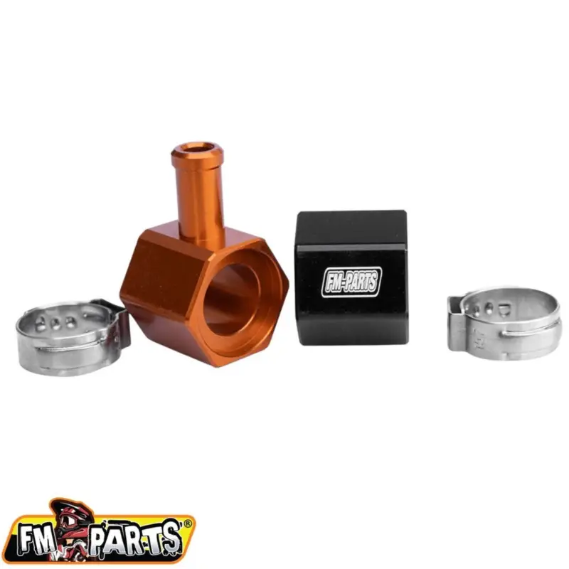 Výprodej FM-PARTS hliníková spojka palivové hadičky KTM / HUSQVARNA / GAS GAS TPI 18-23 barva černá