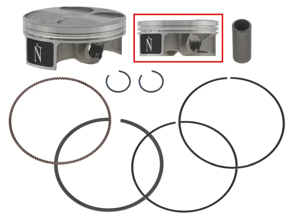 NAMURA píst YAMAHA WR 250F / YZ 250FX (WRF 250 / YZF 250FX) 20-21, YZ 250F (YZF 250) 19-21 (výbrusB=76.96mm) kovaný (kroužky FX-40050R) (FX-40050-B) Značkový