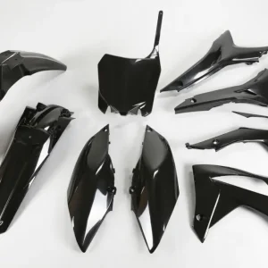 Vysoce Kvalitní UFO kompletní sada plastů HONDA CRF 250R 14-17, CRF 450R 13-16 s kryty vzduchového filtru barva černá