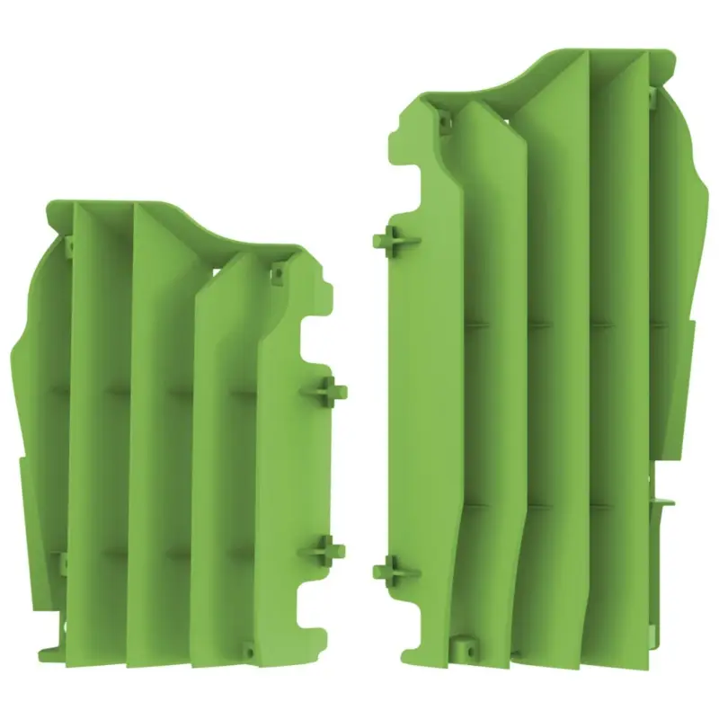 POLISPORT kryty chladiče (mřížky- komplet) KAWASAKI KX 250F 21-24; KX 450F 16-23 barva zelená Časově Omezené
