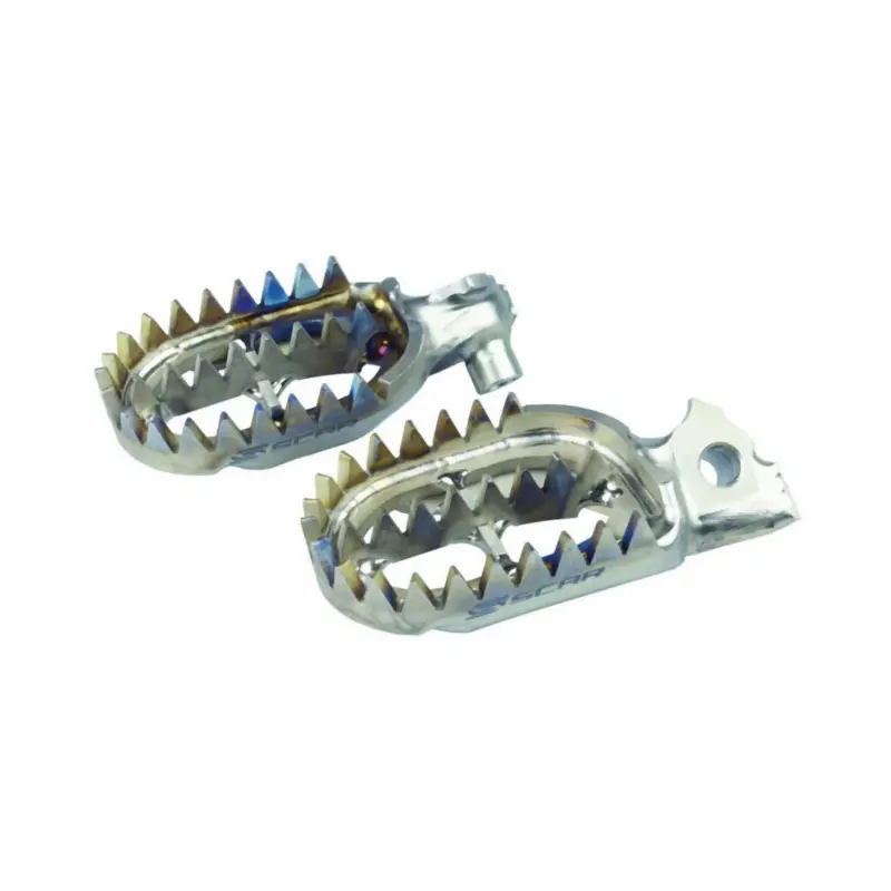 Finální Výprodej SCAR RACING stupačky řidiče titanové GRIPPER YAMAHA YZ 250F 24-25, YZ 450F 23-25, YZ 250FX 25, YZ 450FX 24-25, WR 250F 25, WR 450F 24-25