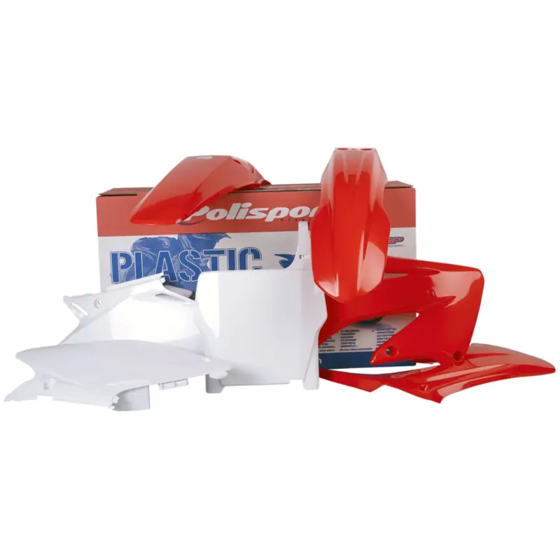 POLISPORT kompletní sada plastů HONDA CR 125 04-07; CR 250 04-07 barva červená bílá OEM Sezónní Sleva