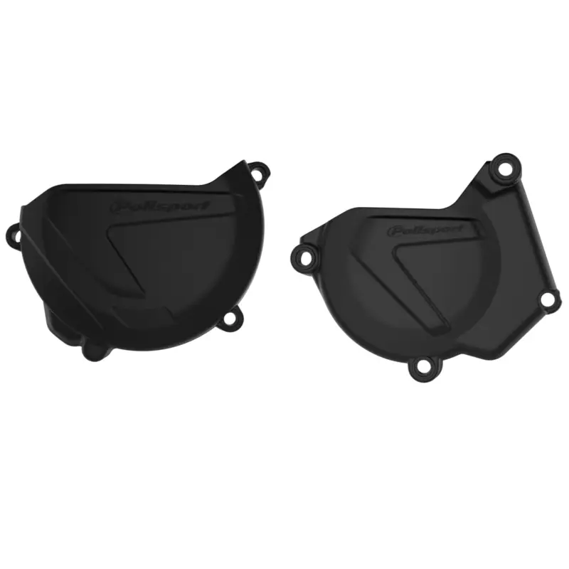 POLISPORT sada krytu alternátoru a spojky YAMAHA YZ 250 05-26 (8464500001+8463700001) barva černá Pouze Dnes