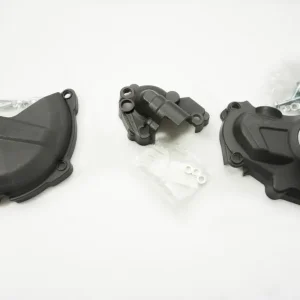 POLISPORT sada krytu alternátoru, spojky a vodního čerpadla YAMAHA YZ 450F 15-17 (8460700001+8458400001+8484500001) barva černá Nakupujte Hned