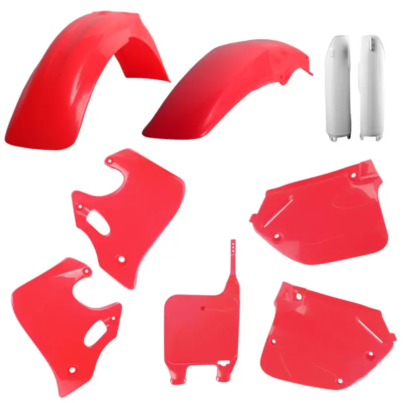 POLISPORT kompletní sada plastů (FULL KIT) HONDA CR 125 93-94; CR 250 92-94 v sadě přední tabulka (8680700002) a kryty tlumičů (8394000001) barva červená Vrácení Zdarma