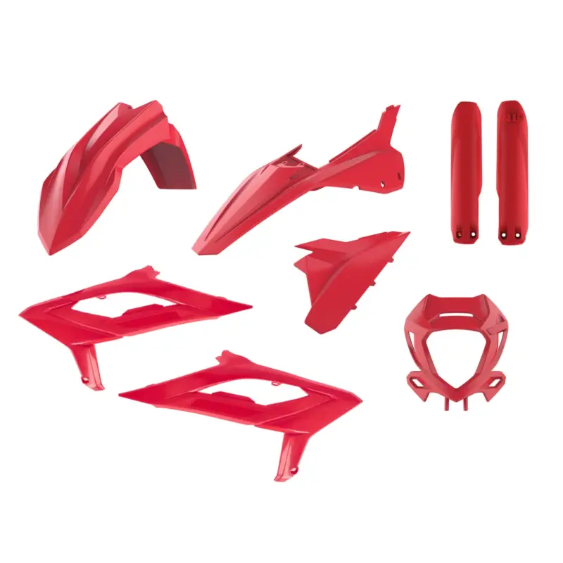 Vrácení Zdarma POLISPORT kompletní sada plastů (FULL KIT) BETA RR 2T/4T 23-24 v sadě kryt světla (8667300004) a kryty tlumičů (8399100001) barva červená