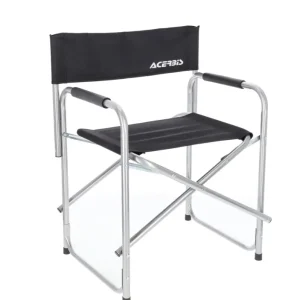 ACERBIS turistická kempingová skládací židle (do 100kg) (složená 48x80x16) (rozložená 48x80x59) barva černá nápis bílý Finální Výprodej