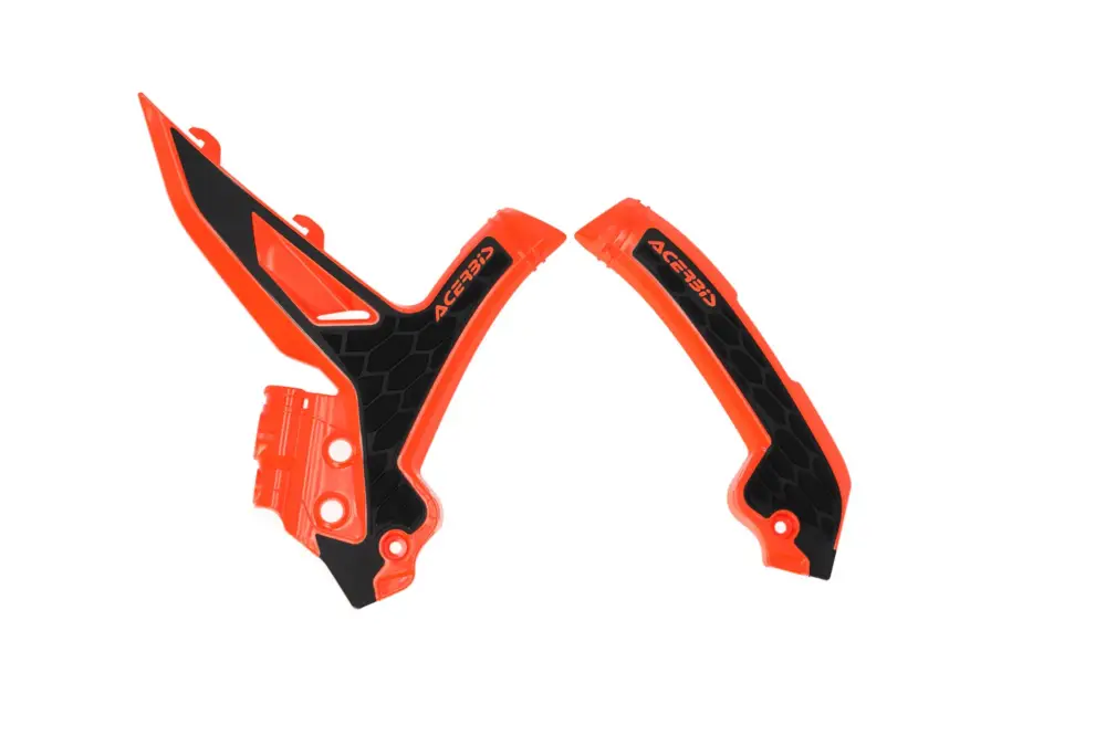 ACERBIS kryty rámu X-GRIP KTM EXC / EXC-F / XC-W 24-25, SX / SX-F / XC / XC-F 23-25 barva oranžová / černá Autentický