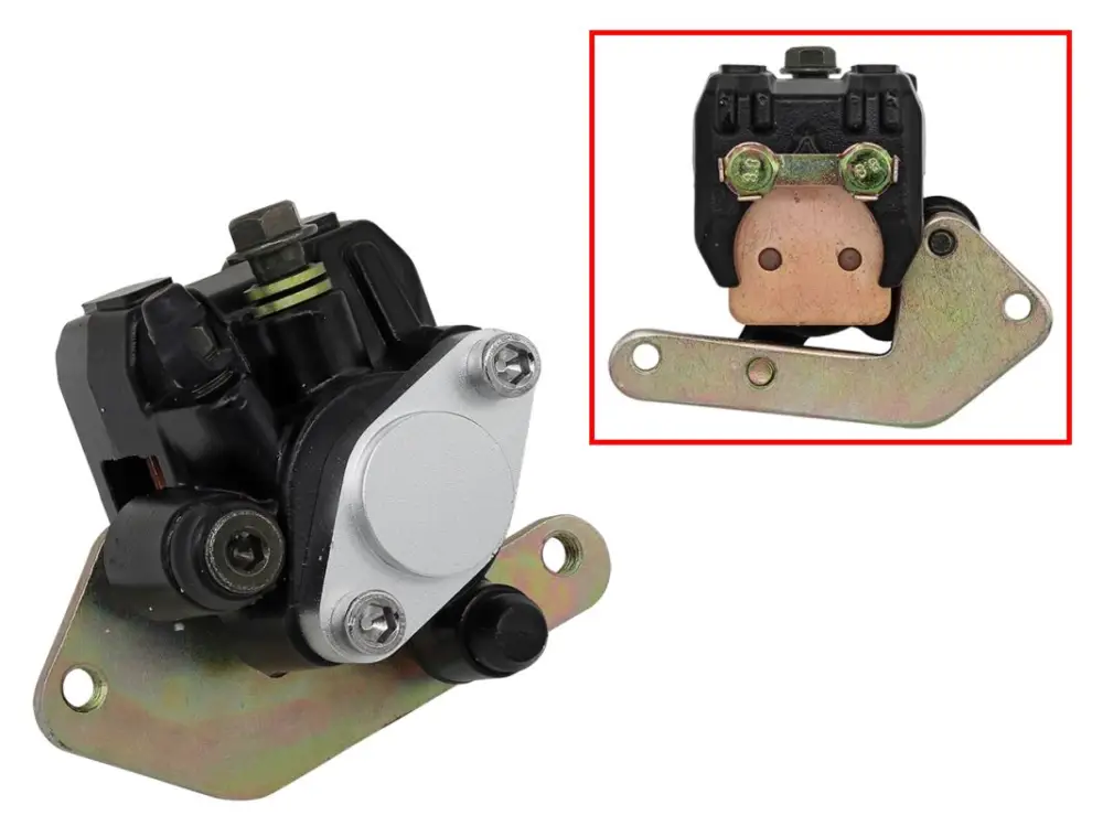 Nejlepší Volba BRONCO brzdový třmen YAMAHA YFS 200 BLASTER 03-06, YFM 350 WOLVERINE 95-05, YFZ 350 BANSHEE 87-06, YFM 660R RAPTOR 01-05 (zadní) (1UY-2580W-01) (AT-05A01)