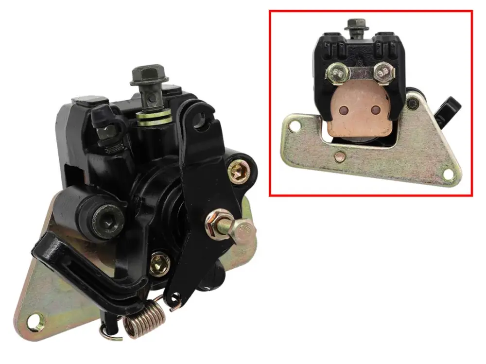 Zlevněný BRONCO brzdový třmen ARCTIC CAT DVX 400 04-08, KAWASAKI KFX 400 03-06, SUZUKI LTZ 400 05-14 (zadní) (3406-076) (AT-05A13)