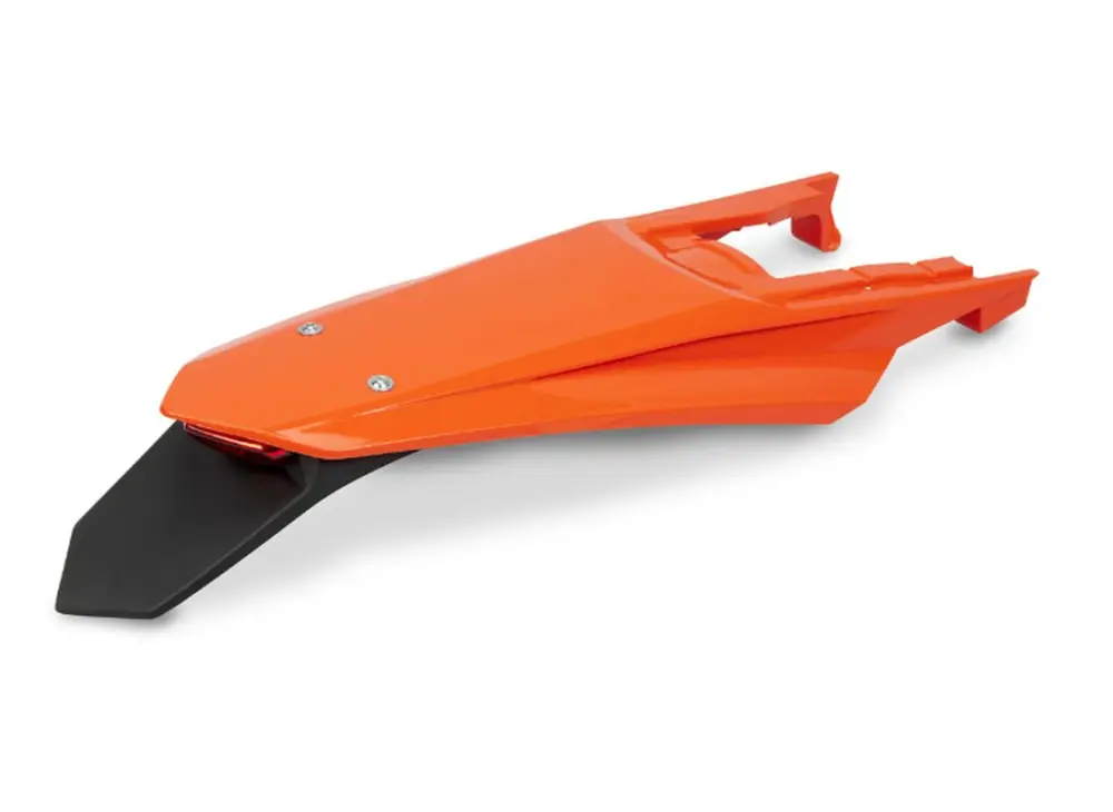 UFO zadní blatník KTM EXC/EXCF(EXC-F) 150/250/300/350/450/500 TBI 24-26 barva oranžová (se světlem LED) Pouze Dnes