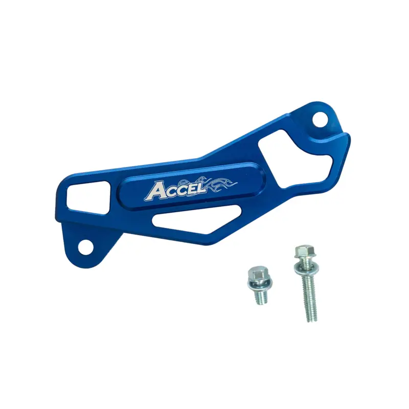 ACCEL kryt brzdového třmenu (zadní) YAMAHA YZ 125 / 250 06-21, YZF 250 06-20, YZF 450 06-19, WRF 125 / 250 / 450 06-23 (17D-27491D50-00) barva modrá Výprodej