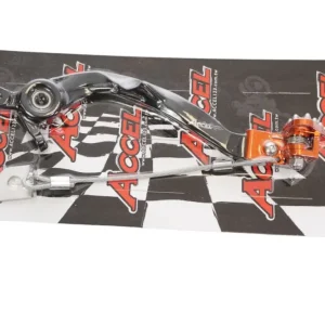 ACCEL páka nožní brzdy KTM SX / XCF / XC / EXCF 125 / 250 / 300 / 350 / 450 / 500 23, HUSQVARNA TX / FC / FX 23, (A46013050144) barva oranžová Víkendová Akce