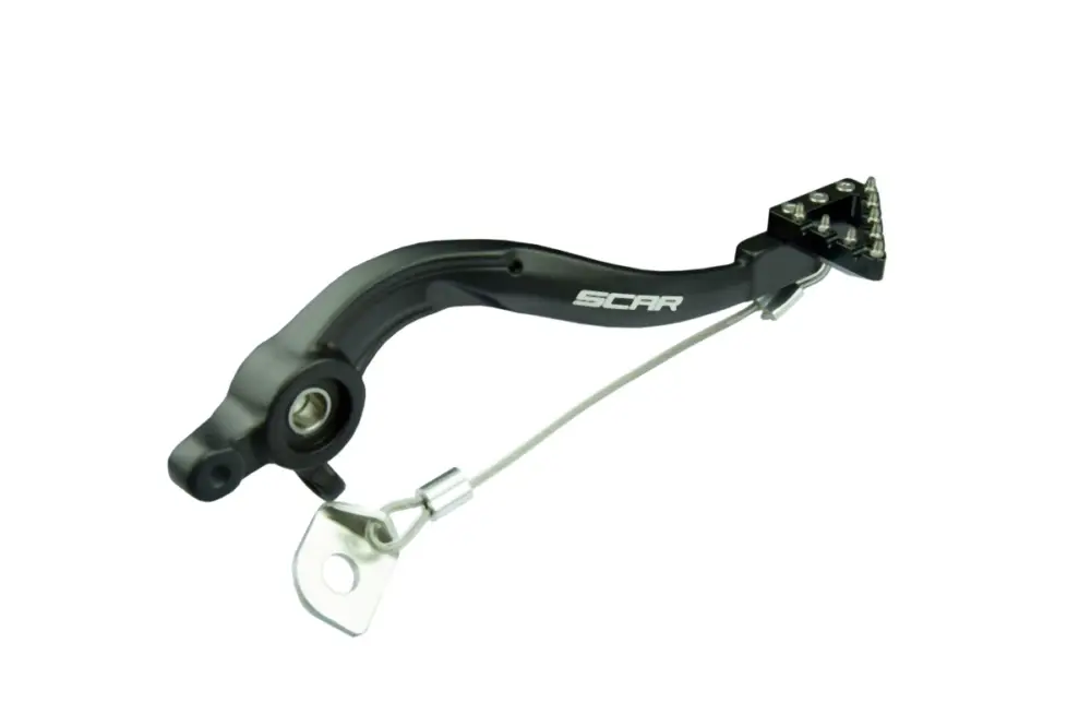 Cenově Výhodný SCAR závodní páka zadní brzdy KTM 125 SX 17-22, 150 SX 17-22, 250 SX 19-22, 250 SXF 17-22, 250-450 SXF 17-22, 450 EXCF 23, 500 EXC 20, 500 EXCF 17-23 barva černá