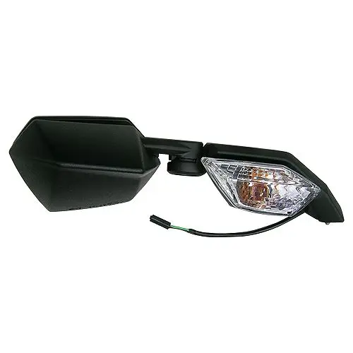 Autentický EMGO zrcátko KAWASAKI ZX-10R 08-10 pravé (56001-0103) barva černá (vzor originál) (homologace)