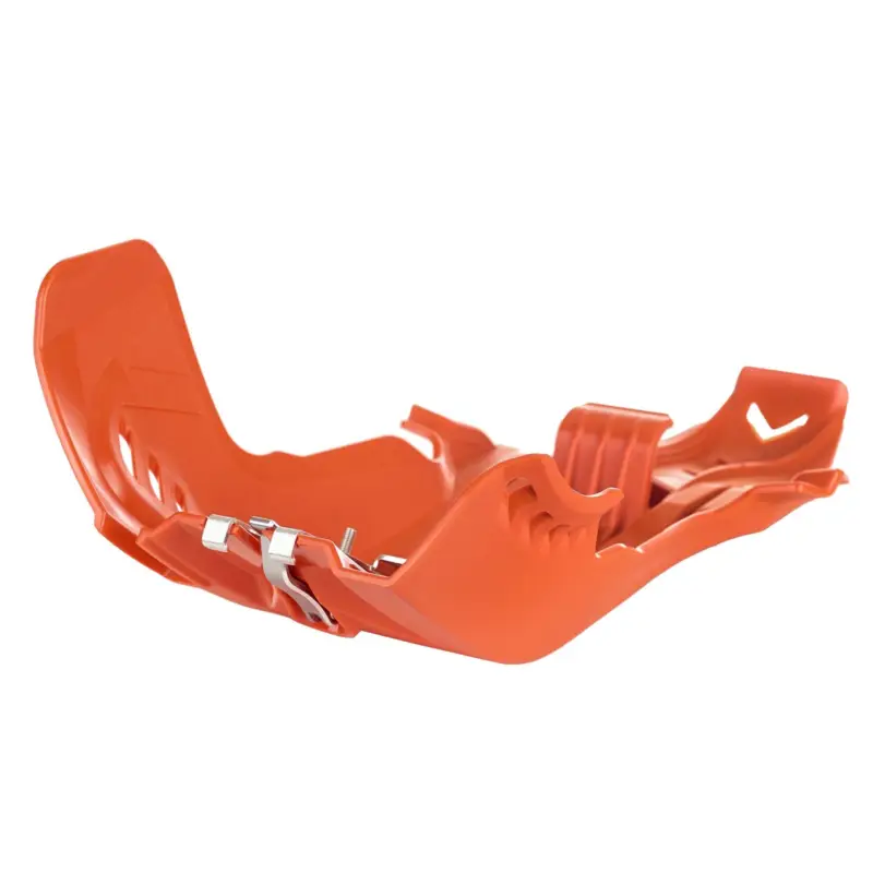 Přímo Od Výrobce POLISPORT kryt motoru FORTRESS SKID PLATE s krytem PRO-LINK KTM SX 250 17-18; HUSQVARNA TC 250 17-18; TE 250/300 17-19 barva oranžová