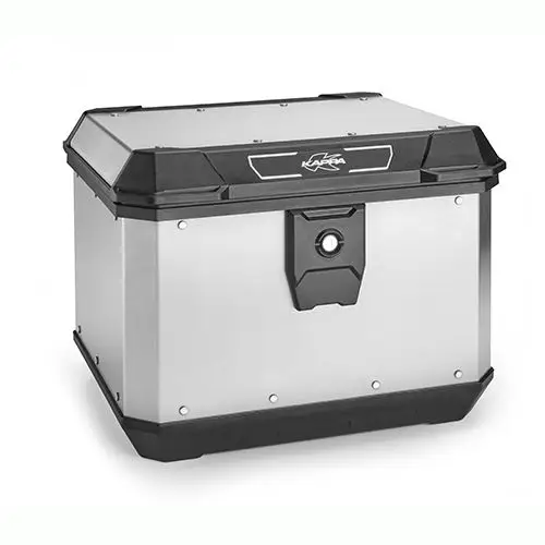 Zlevněný KAPPA zadní kufr MONOLOCK 50L KMX500A KMETROBOX hliníkový stříbrný