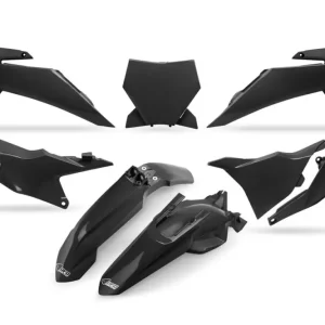 Omezená Nabídka UFO kompletní sada plastů s krytem světla KTM SX 85 25-26 barva černá