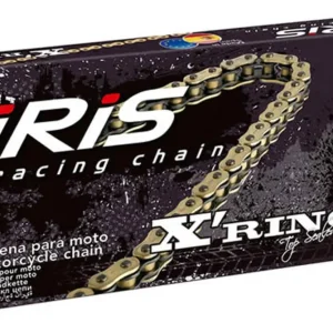 Přímo Od Výrobce IRIS hnací řetěz 525 XR-102 (102-článků) X-RING rozpojený + nýtovací spojka barva zlatá (DO 900ccm)