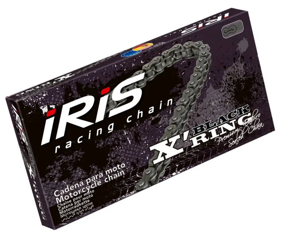 Výprodej IRIS hnací řetěz 530 XR-118 (118-článků) X-RING rozpojený + nýtovací spojka přírodní barva (DO 1000ccm)