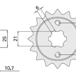 CHT řetězové kolo přední 338 16 HONDA CB650 79-84 (JTF338.16) (338-16) Objednat Nyní