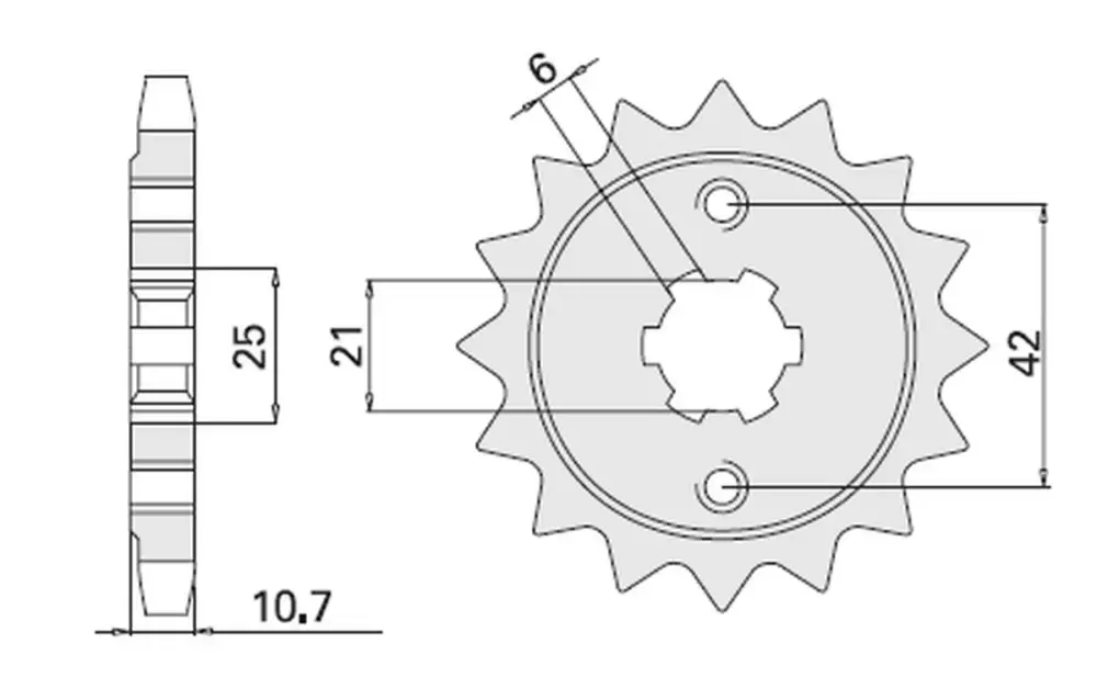 CHT řetězové kolo přední 338 16 HONDA CB650 79-84 (JTF338.16) (338-16) Objednat Nyní