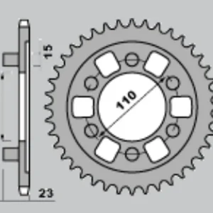 Kup Teď CHT rozeta 3555 38 APRILIA AF1 125 90-93 (A4150019380)