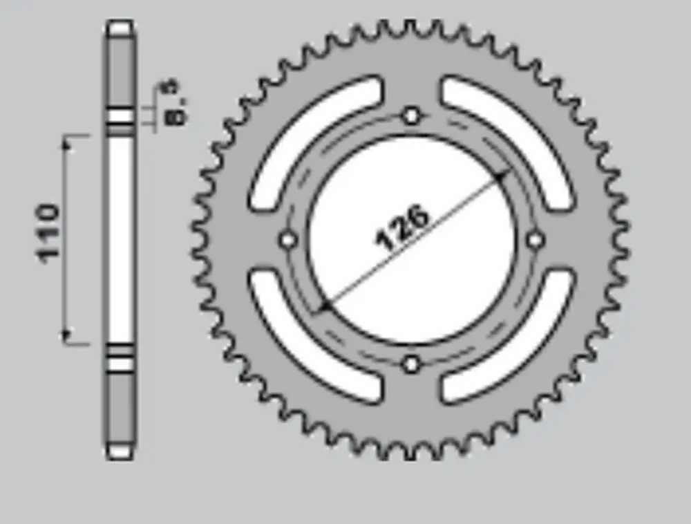 Časově Omezené GROSSKOPF řetězové kolo zadní hliníkové T7075 (ERGAL) 4418 50 (441850) KAWASAKI KX65 '00-'20, SUZUKI RM 65 '03-'04 barva černá