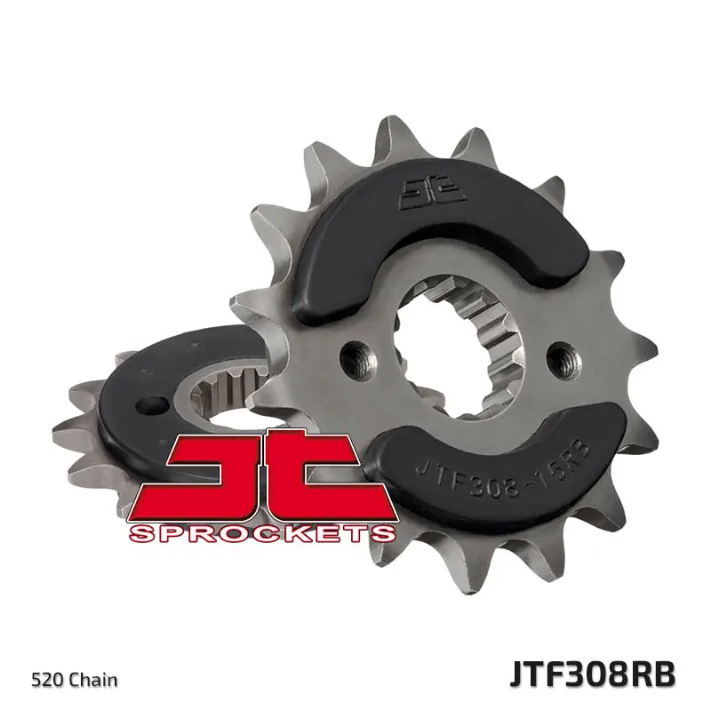 Finální Výprodej JT řetězové kolo přední 345 15 s gumou HONDA NX 650, FX 650, YAMAHA XT 660, FMX (34515JTRB)
