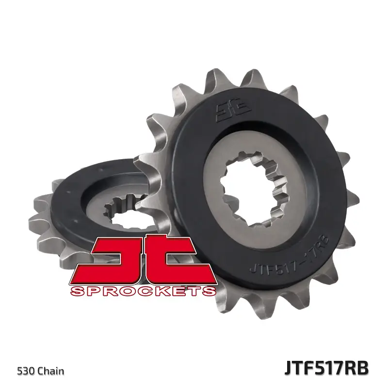 Přímo Od Výrobce JT řetězové kolečko přední 526 17 s gumou KAWASAKI ZZR 1200/1400 (52617JTRB)