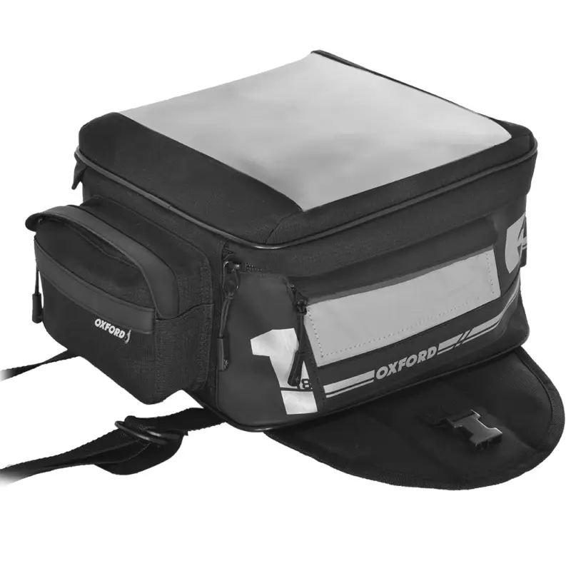Rychlé Dodání OXFORD brašna na nádrž motocyklu TANK BAG F1 TANK BAG SMALL 18L MAGNETIC (magnet) barva černá objem 18L (nahrazuje OL431)