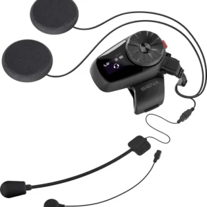 Cenový Hit SENA interkom motocyklový 5S BLUETOOTH 5 do 700M s LCD displejem, reproduktory HD SPEAKERS a univerzální sadou mikrofonů ( bez rádia ) ( 2 sady ) (EL) - nahrazuje 5S-02D