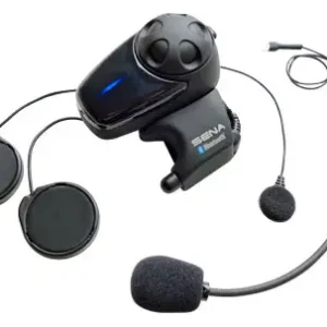 Víkendová Akce SENA interkom motocyklový SMH10 BLUETOOTH 3.0 do 900M s univerzální sadou mikrofonů ( 1 sada ) (EL)