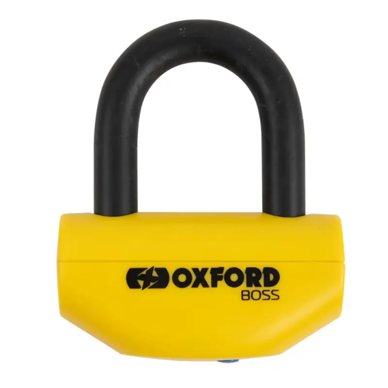 OXFORD zámek brzdového kotouče BOSS čep 12,7mm, barva žlutá Novinka