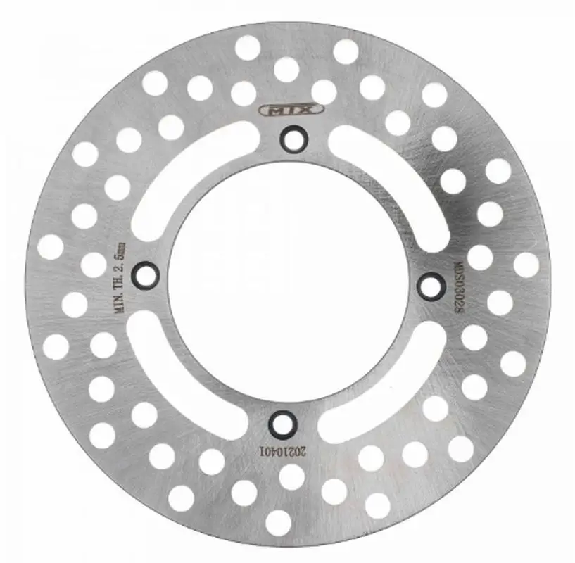 MTX PARTS brzdový kotouč zadní KAWASAKI KX 80/100 88-01, SUZUKI RM 80 90-01, RM 85 02-04 (184X84X3mm) (4X6,5mm) Vysoce Kvalitní