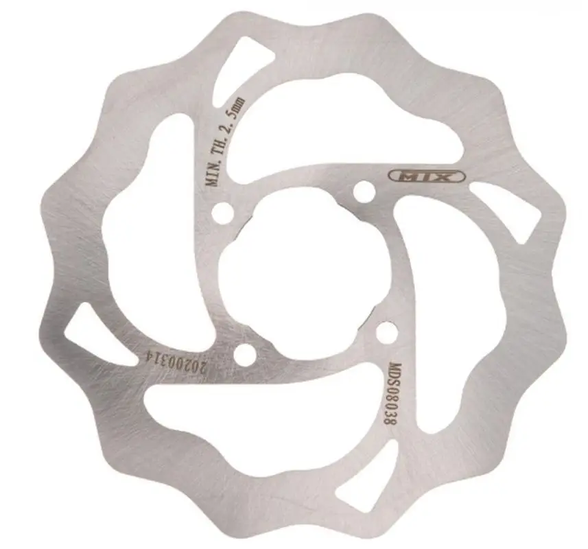 Jen Po Omezenou Doba MTX PARTS zadní brzdový kotouč KTM SX 65 04-21, HUSQVARNA TC 65 19-21, GAS GAS MC 21, WAVE (160X45X3mm) (4X6,5mm)