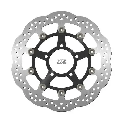 Ihned K Objednání NG přední brzdový kotouč TRIUMPH DAYTONA 955 02-06, SPRINT 1050 05-14 (320X78X4,5mm) (5X10,5mm) WAVE plovoucí (prostředek hliníkový)