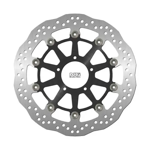 Must-Have NG brzdový kotouč přední DUCATI DARK 15-16, DIAVEL 11-18, HYPERMOTARD 13-18 (320X72X5mm) (5X8,5mm) WAVE plovoucí (střed hliníkový)