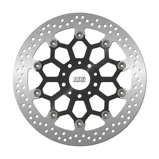 NG přední brzdový kotouč KTM DUKE 890 R ABS 20-22 (320X52X5mm) (5 otvorů) plovoucí (prostředek hliníkový) Vysoce Kvalitní