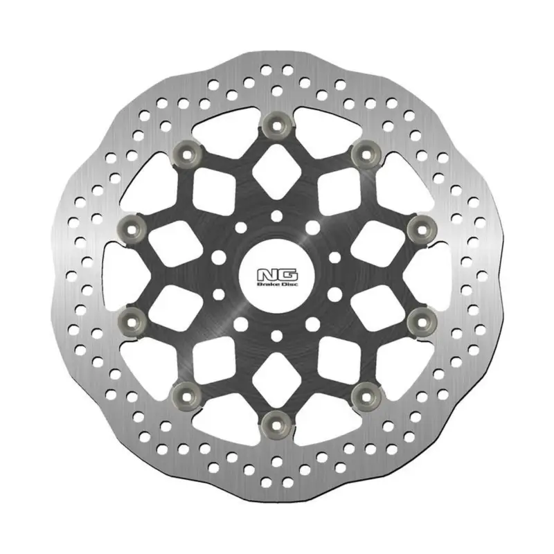 Horká Nabídka NG přední brzdový kotouč KTM DUKE 890 R ABS 20-22 (320X52X5mm) (5 otvorů) plovoucí (prostředek hliníkový) WAVE