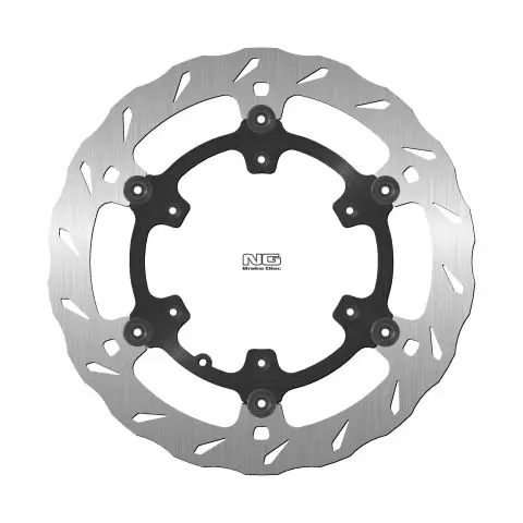 NG přední brzdový kotouč AJP PR7 ADVENTURE 650 16-20 třmen BREMBO (300X124,3X5mm) plovoucí (6X6,5mm) WAVE Sleva