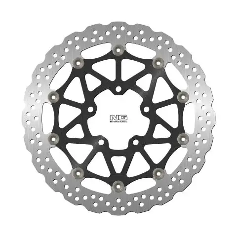 NG přední brzdový kotouč KAWASAKI ZX-10R/RR 17-21 (330X80,5X5mm) (5X10,5mm) WAVE plovoucí (prostředek hliníkový) Časově Omezené