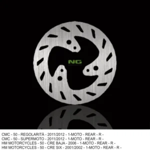 NG brzdový kotouč zadní HM50 (CRE50) 01-06 (220X62X3,5) (3X10,5mm) Nakupujte Hned