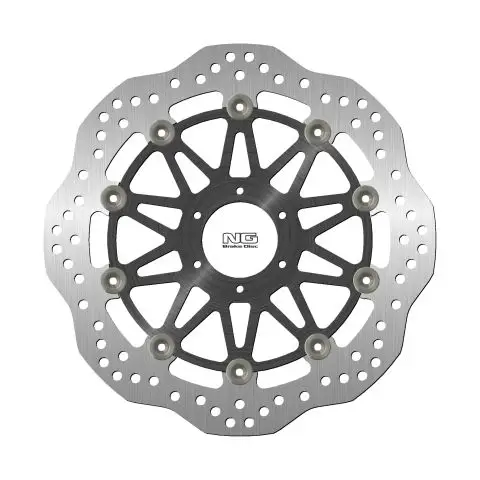 NG přední brzdový kotouč HONDA CBR600 95-98, CBR900/929 93-97 (296X58X4mm) (6X6,5mm) WAVE plovoucí (prostředek hliníkový) Hit Sezóny