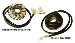 ELECTREX vinutí alternátoru (stator) se světly HUSABERG 98-03, KTM (staré modely) Víkendová Akce