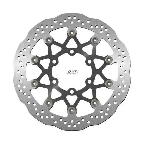 NG přední brzdový kotouč KTM 390 ADVENTURE ABS 20, DUKE / ABS 17-20, RC / ABS 17-20, 125 DUKE / ABS 17-20 (320X90X5,0mm) (6X10,5mm) WAVE plovoucí (prostředek hliníkový) Must-Have